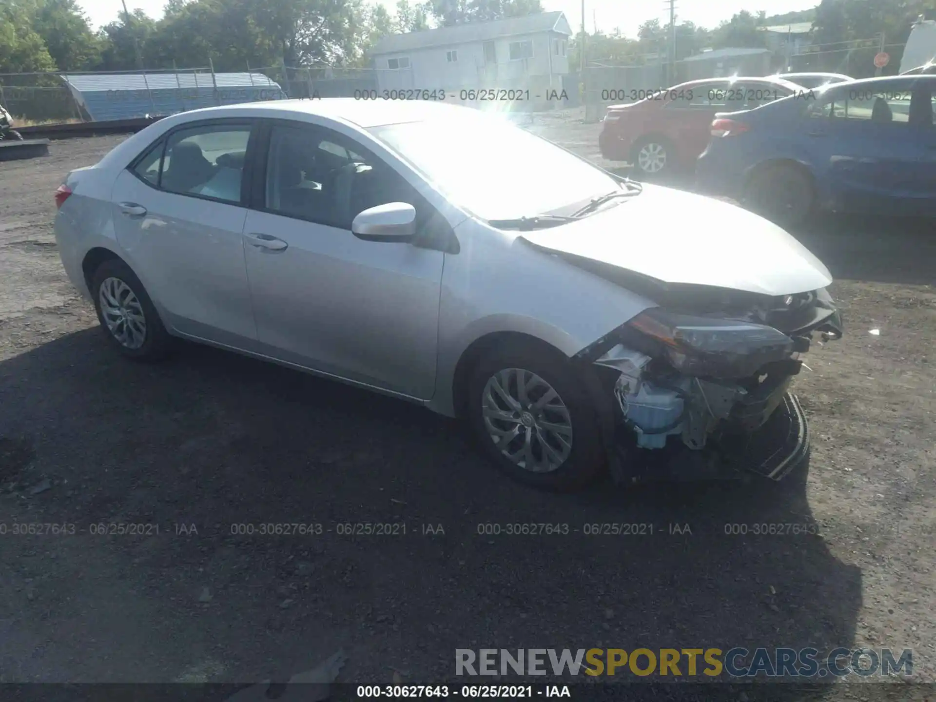 1 Photograph of a damaged car 2T1BURHE2KC149259 TOYOTA COROLLA 2019