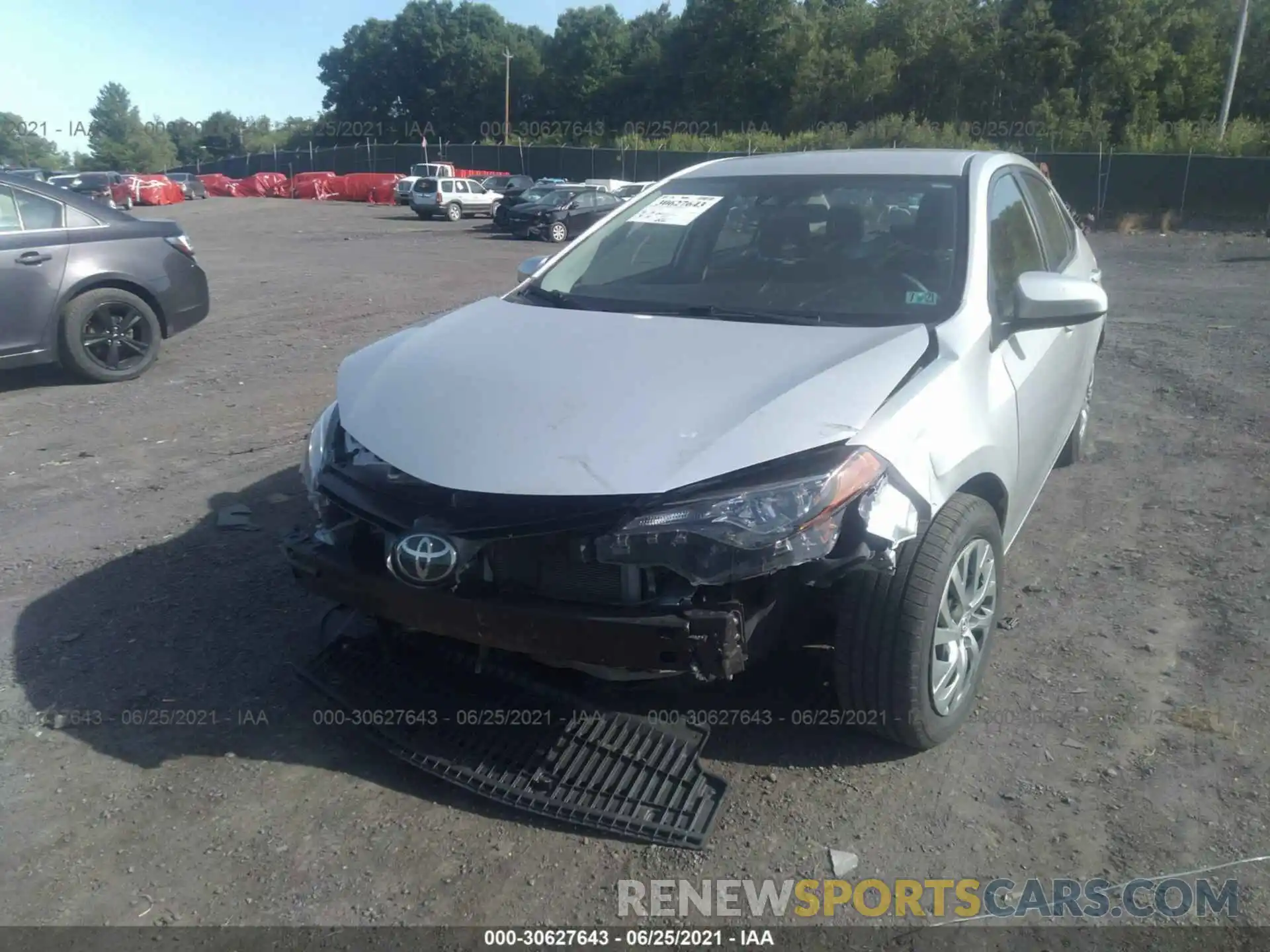 6 Photograph of a damaged car 2T1BURHE2KC149259 TOYOTA COROLLA 2019