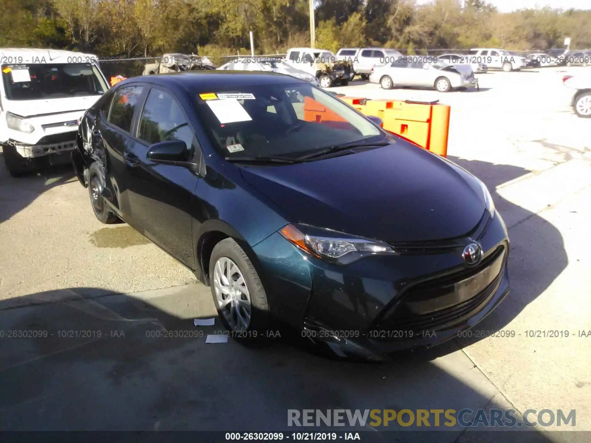 1 Photograph of a damaged car 2T1BURHE2KC149469 TOYOTA COROLLA 2019