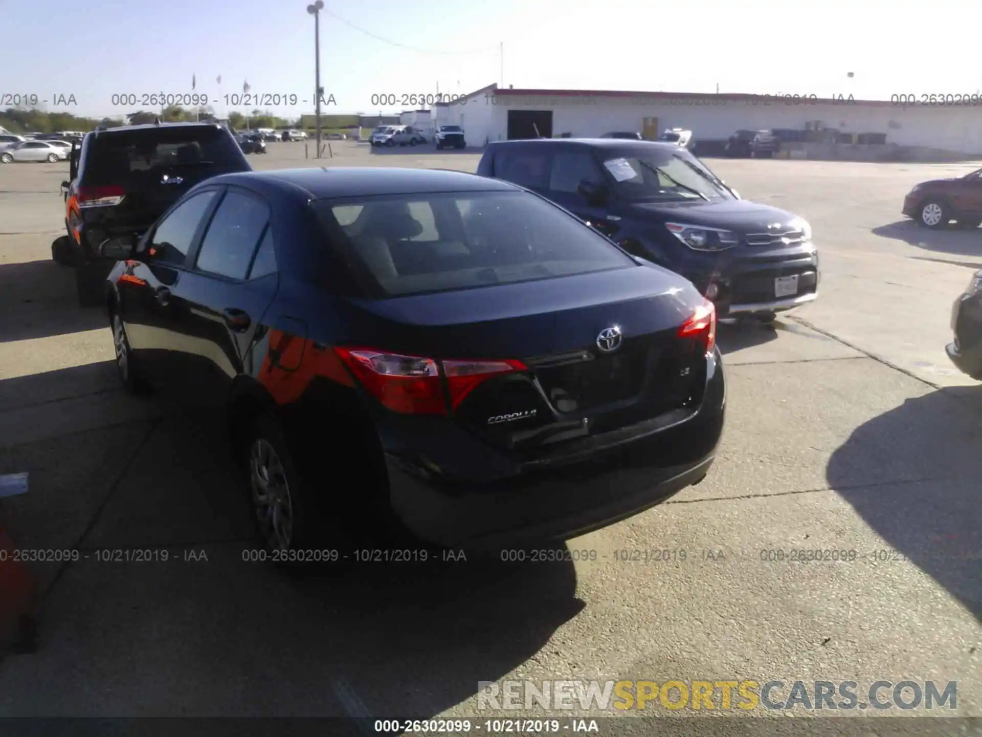 3 Photograph of a damaged car 2T1BURHE2KC149469 TOYOTA COROLLA 2019