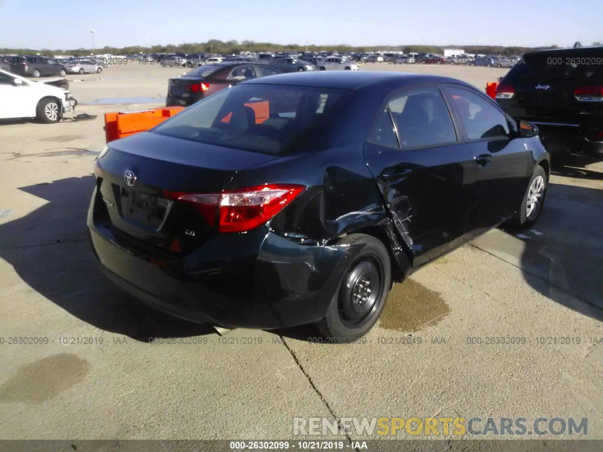 4 Photograph of a damaged car 2T1BURHE2KC149469 TOYOTA COROLLA 2019