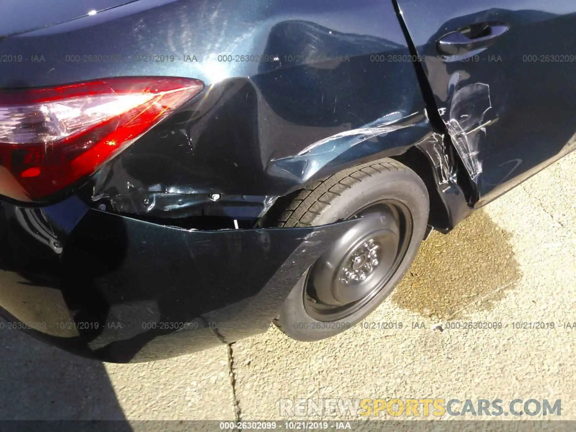 6 Photograph of a damaged car 2T1BURHE2KC149469 TOYOTA COROLLA 2019