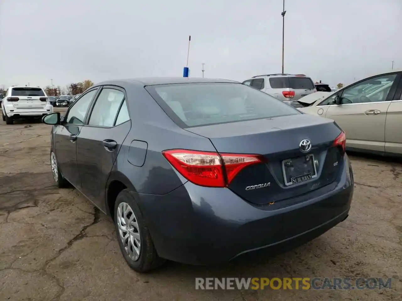 3 Photograph of a damaged car 2T1BURHE2KC149584 TOYOTA COROLLA 2019