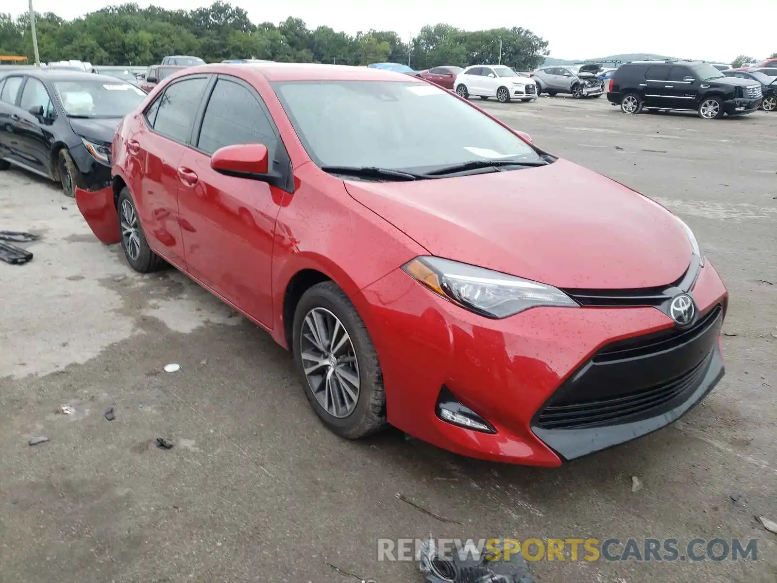 1 Photograph of a damaged car 2T1BURHE2KC151125 TOYOTA COROLLA 2019