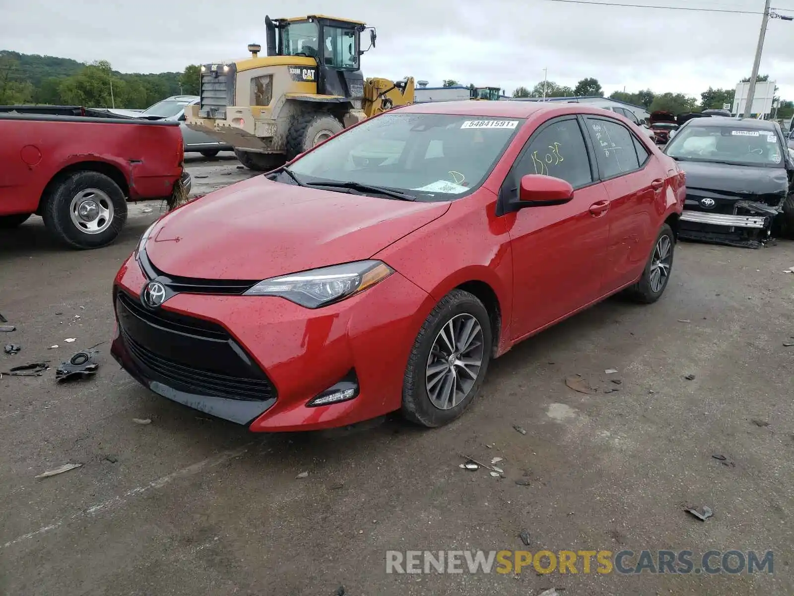 2 Photograph of a damaged car 2T1BURHE2KC151125 TOYOTA COROLLA 2019