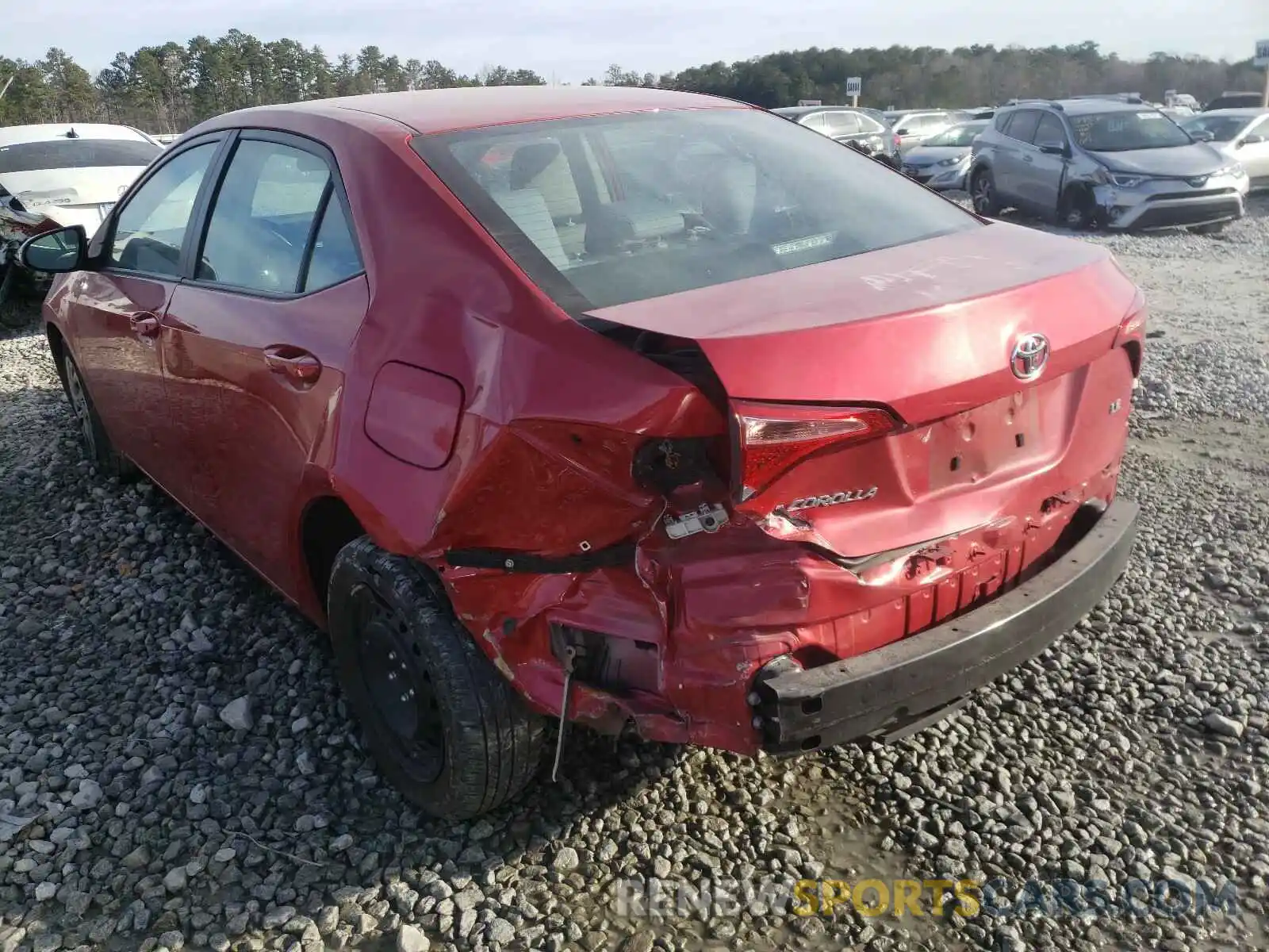 3 Фотография поврежденного автомобиля 2T1BURHE2KC151285 TOYOTA COROLLA 2019