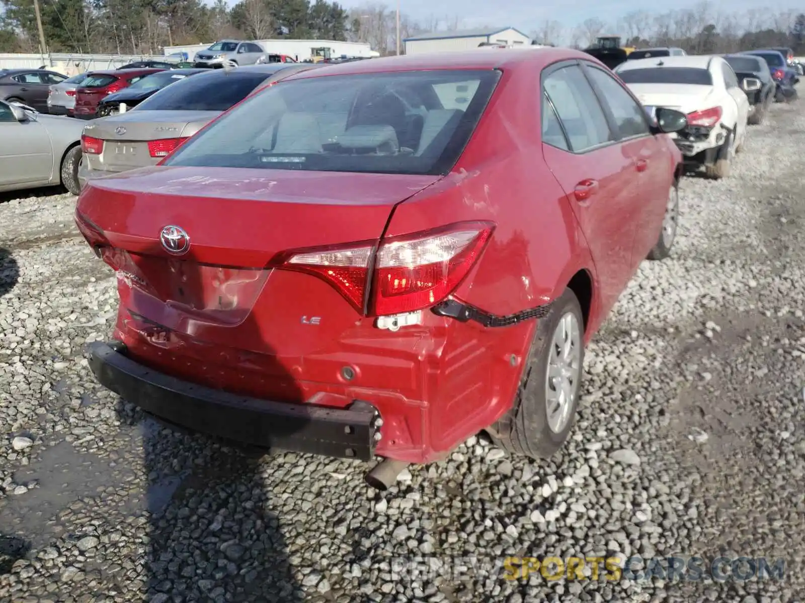 4 Фотография поврежденного автомобиля 2T1BURHE2KC151285 TOYOTA COROLLA 2019