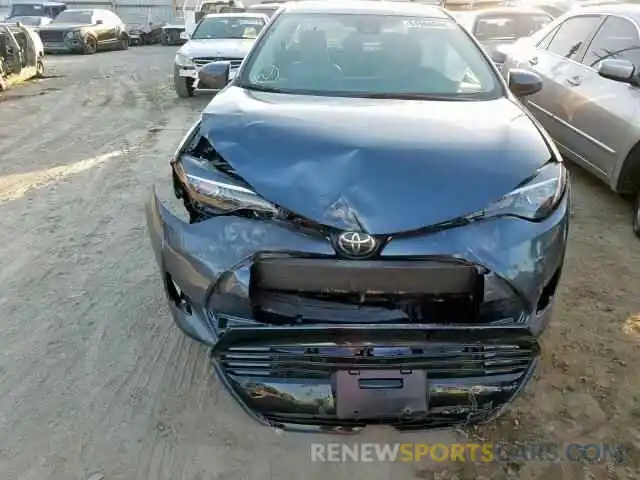 9 Photograph of a damaged car 2T1BURHE2KC151304 TOYOTA COROLLA 2019