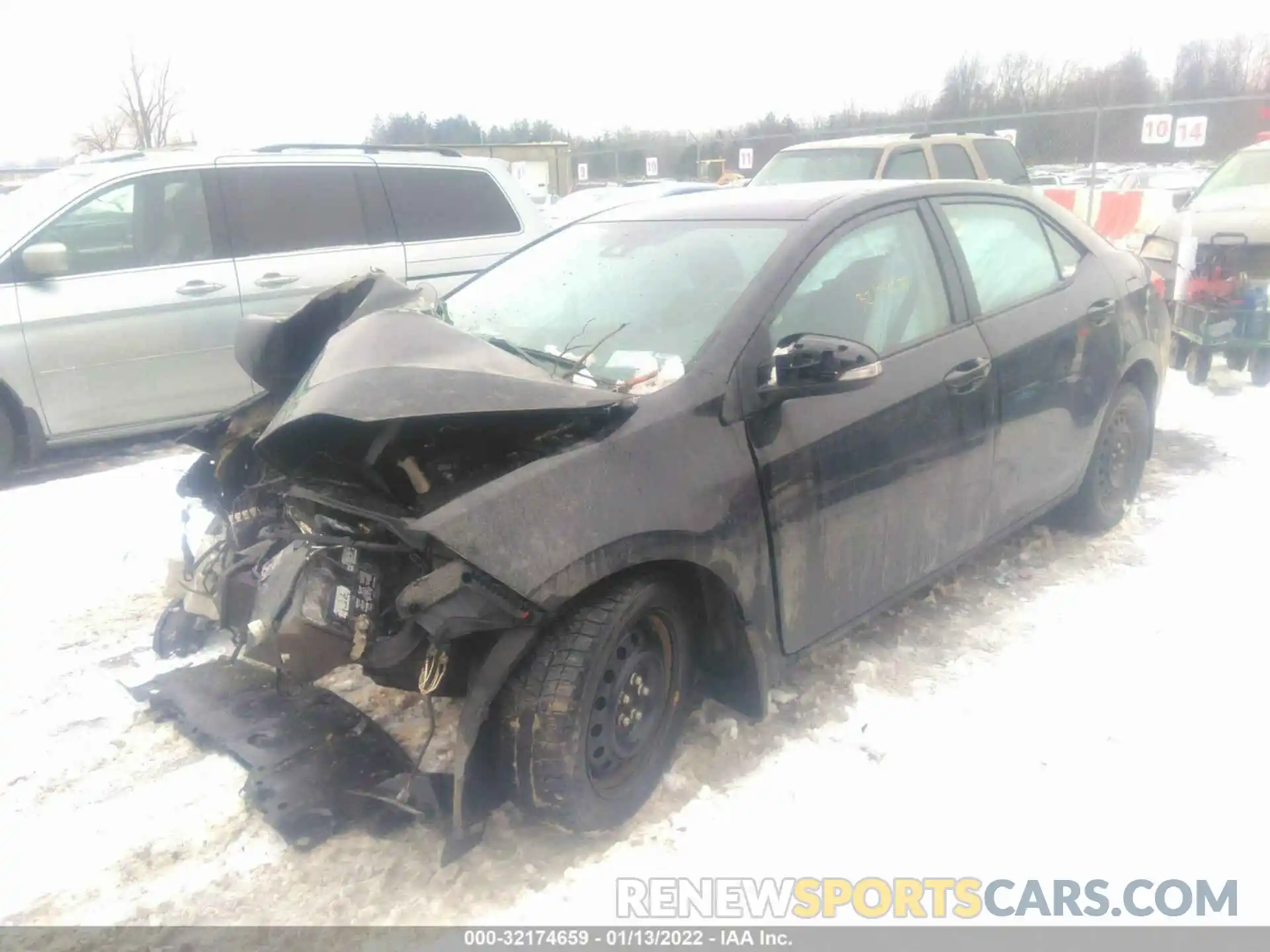 2 Photograph of a damaged car 2T1BURHE2KC151576 TOYOTA COROLLA 2019