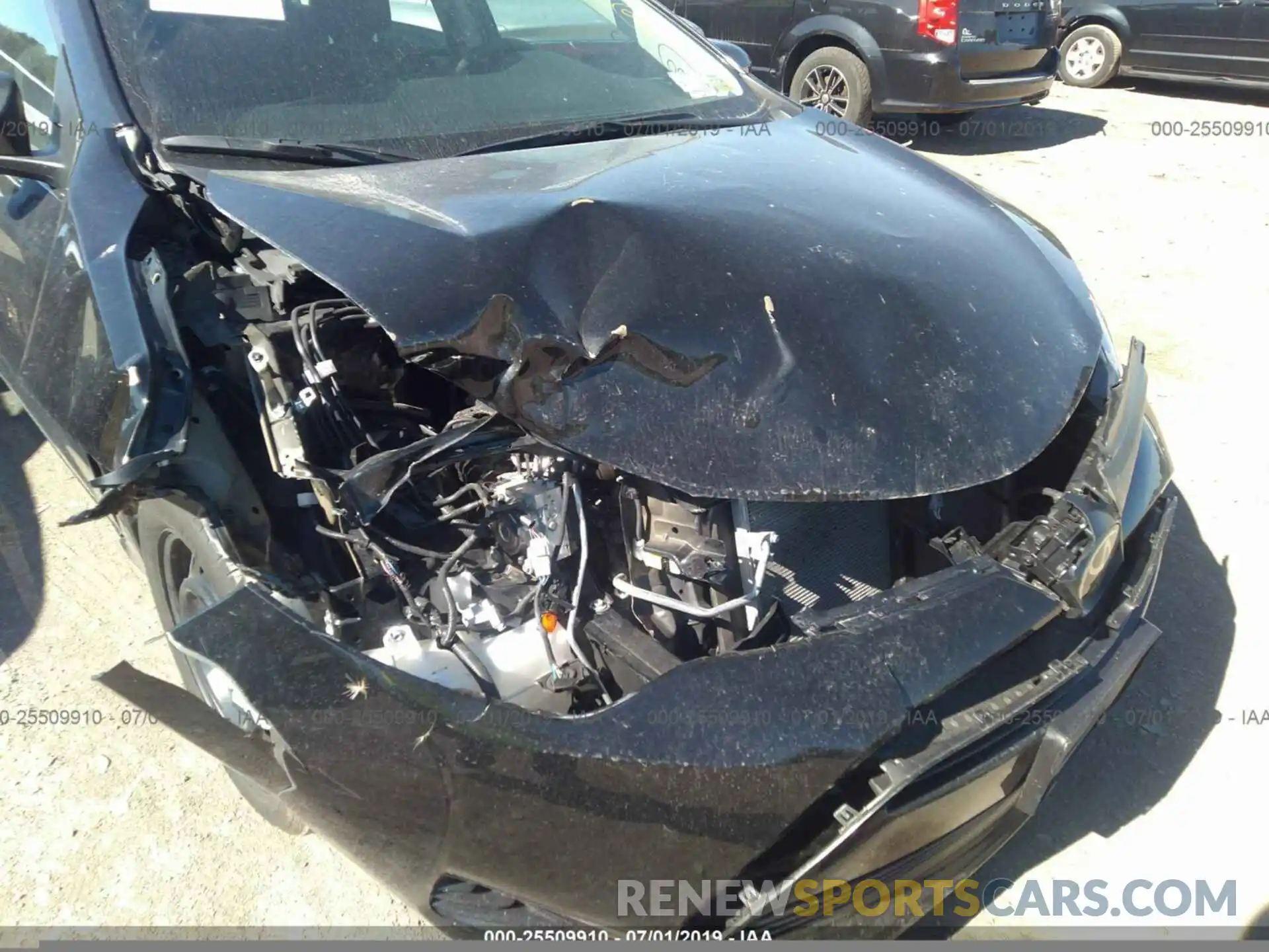 6 Photograph of a damaged car 2T1BURHE2KC152100 TOYOTA COROLLA 2019