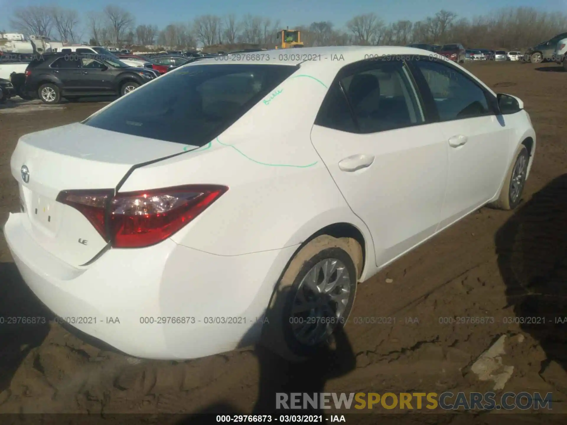 4 Photograph of a damaged car 2T1BURHE2KC152789 TOYOTA COROLLA 2019