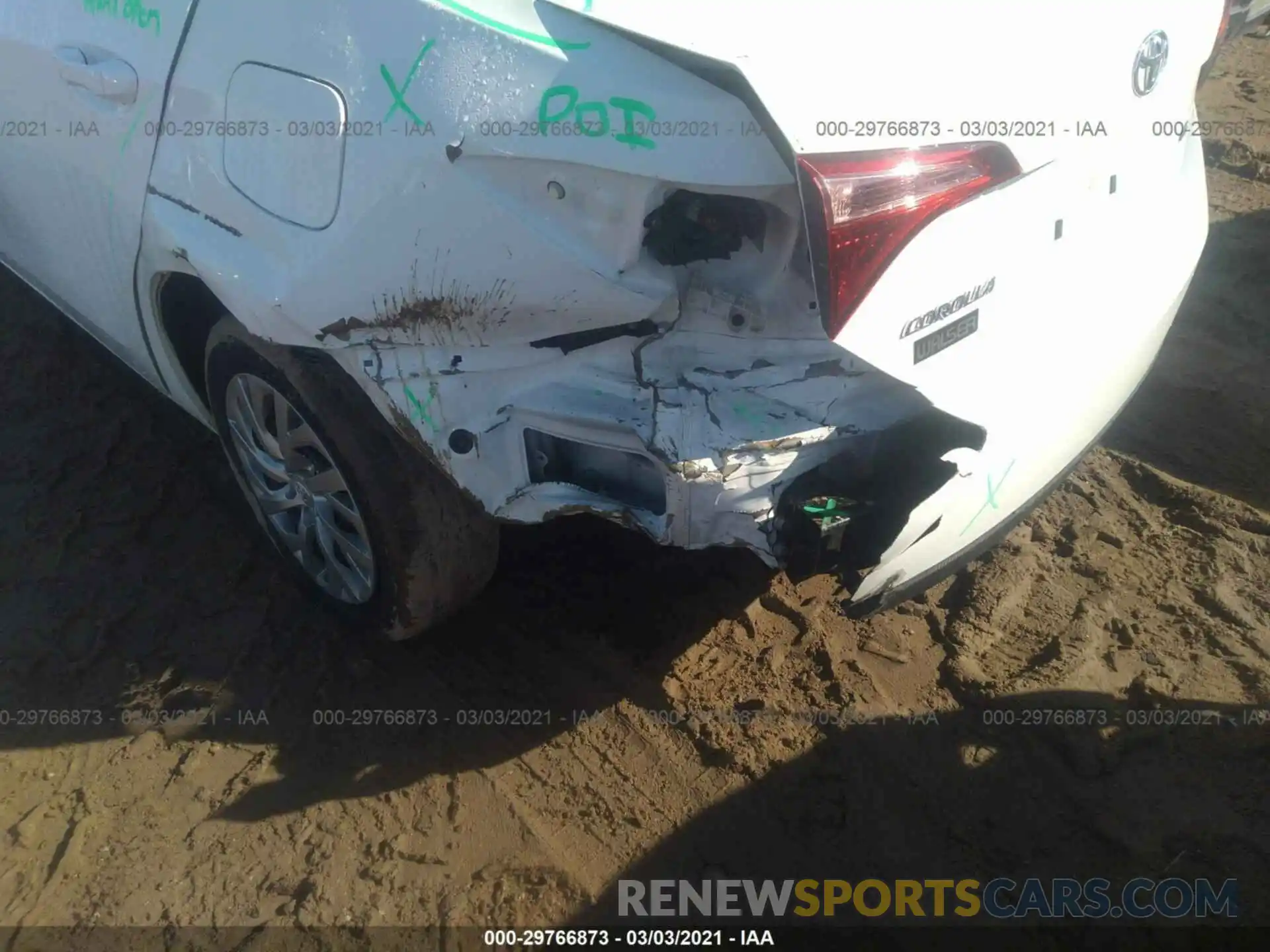 6 Photograph of a damaged car 2T1BURHE2KC152789 TOYOTA COROLLA 2019