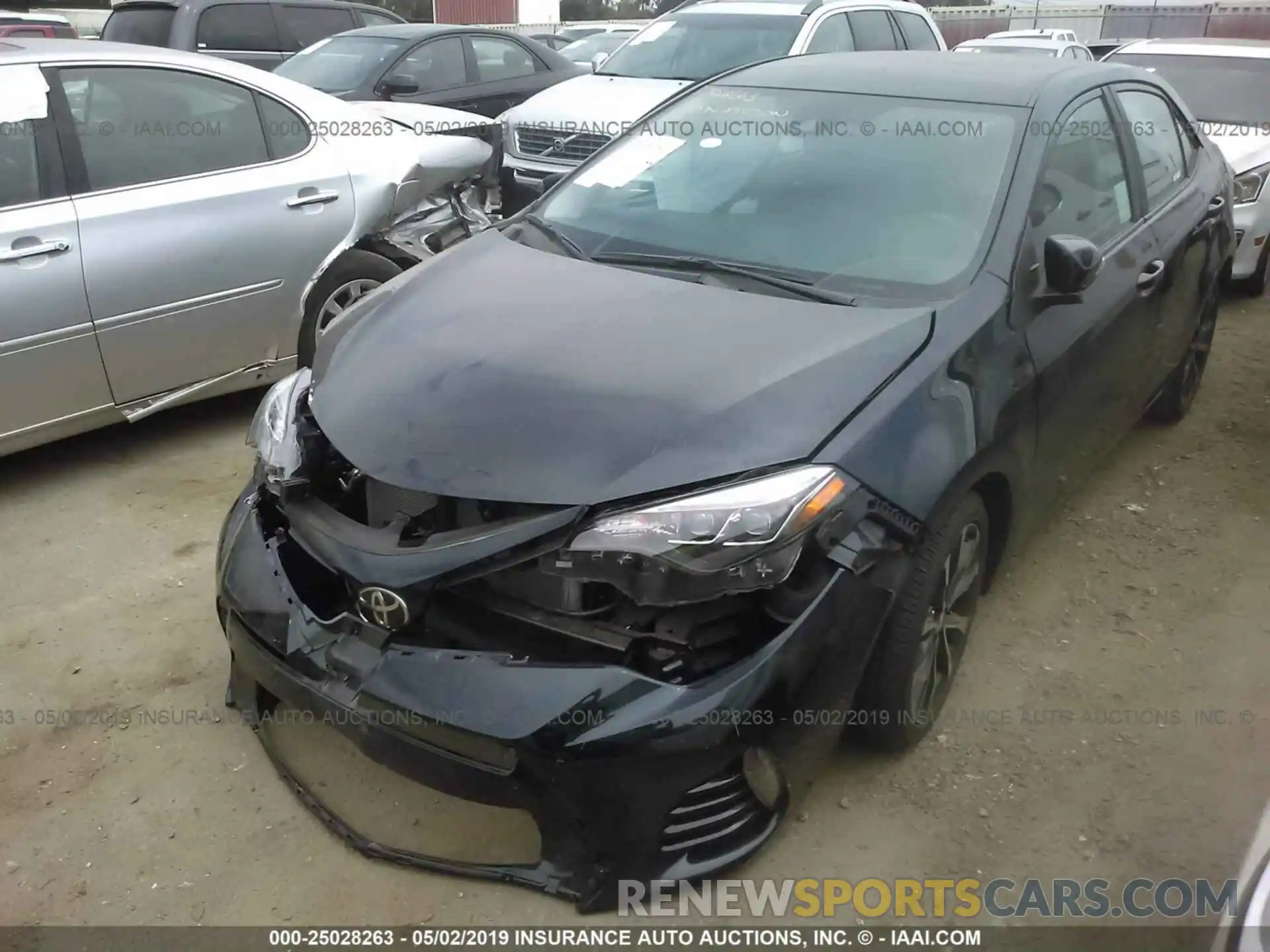 2 Photograph of a damaged car 2T1BURHE2KC152825 TOYOTA COROLLA 2019