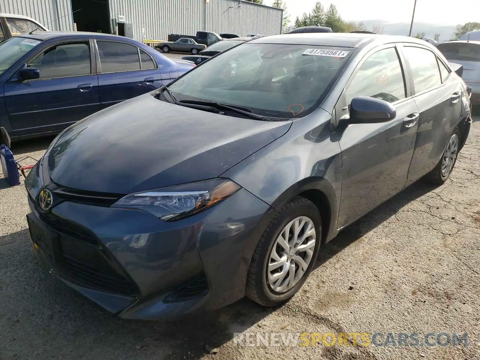 2 Photograph of a damaged car 2T1BURHE2KC152937 TOYOTA COROLLA 2019