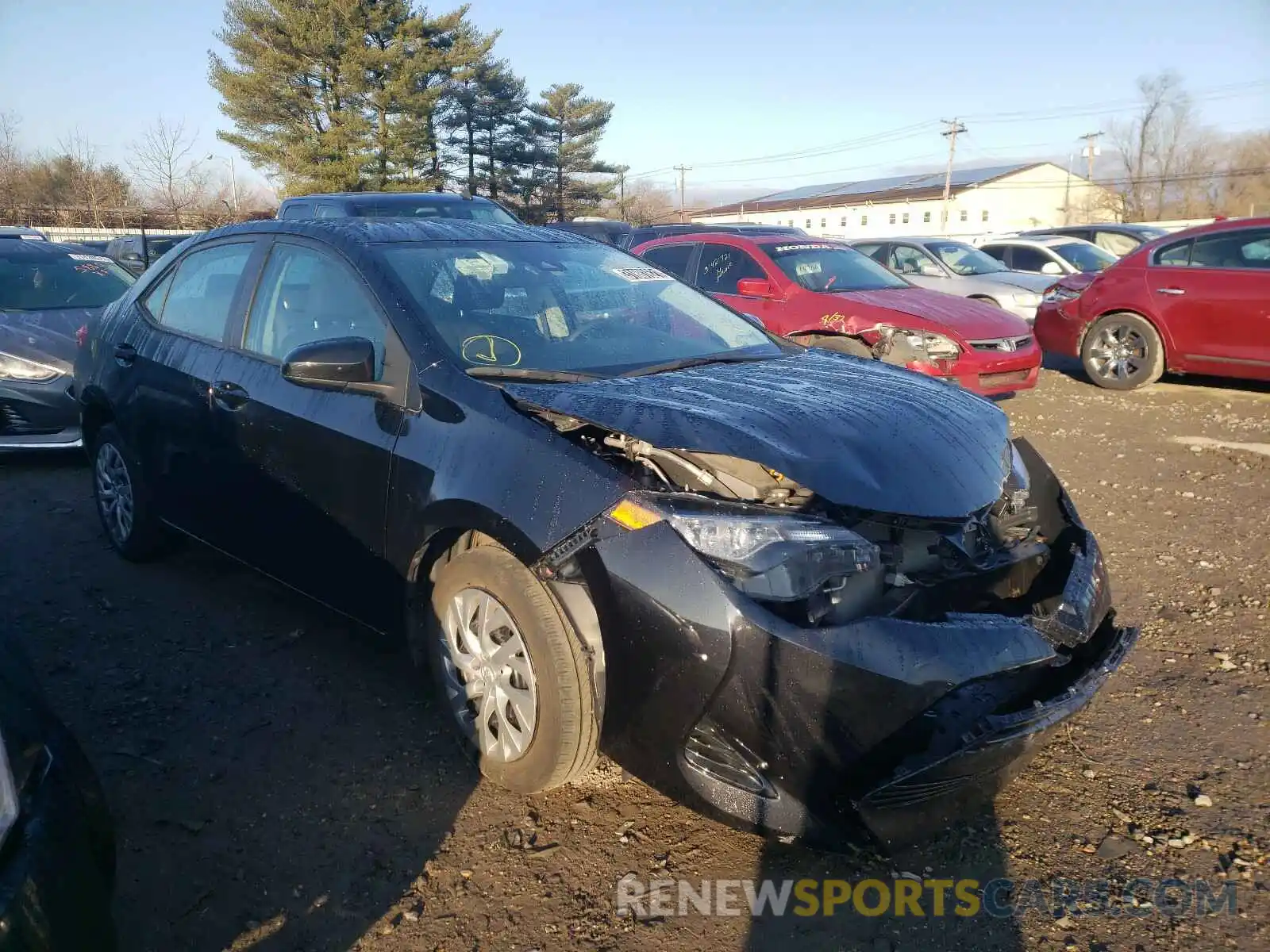 1 Photograph of a damaged car 2T1BURHE2KC154946 TOYOTA COROLLA 2019