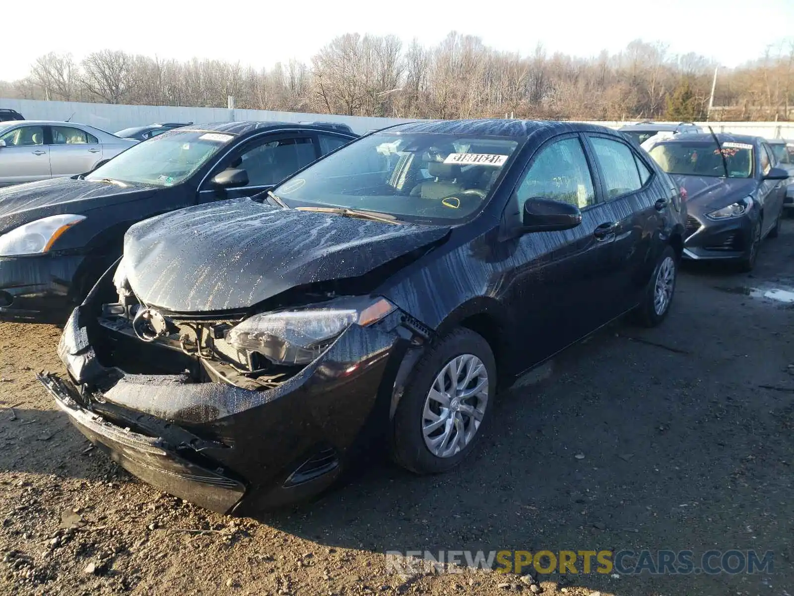 2 Photograph of a damaged car 2T1BURHE2KC154946 TOYOTA COROLLA 2019