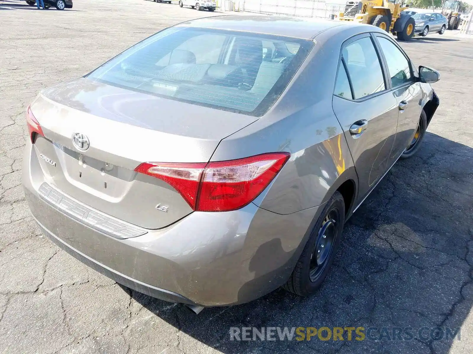 4 Photograph of a damaged car 2T1BURHE2KC155191 TOYOTA COROLLA 2019