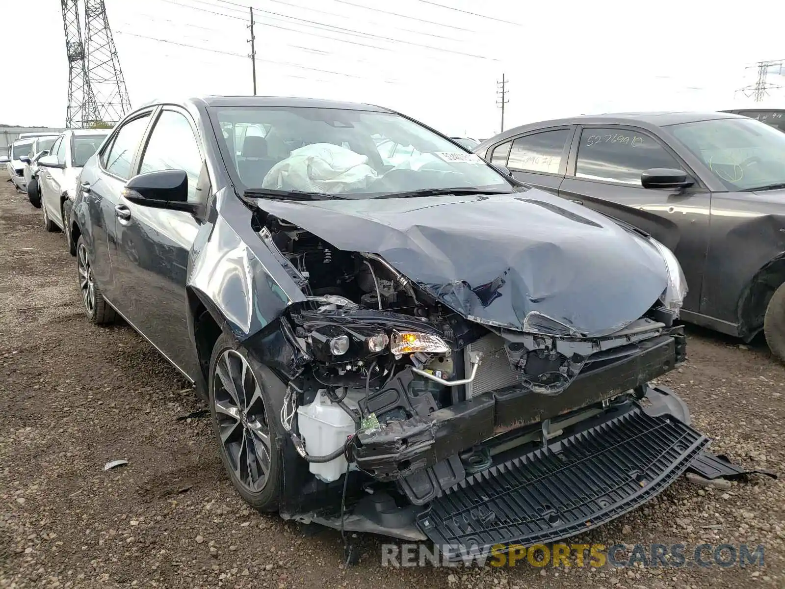 1 Photograph of a damaged car 2T1BURHE2KC157006 TOYOTA COROLLA 2019