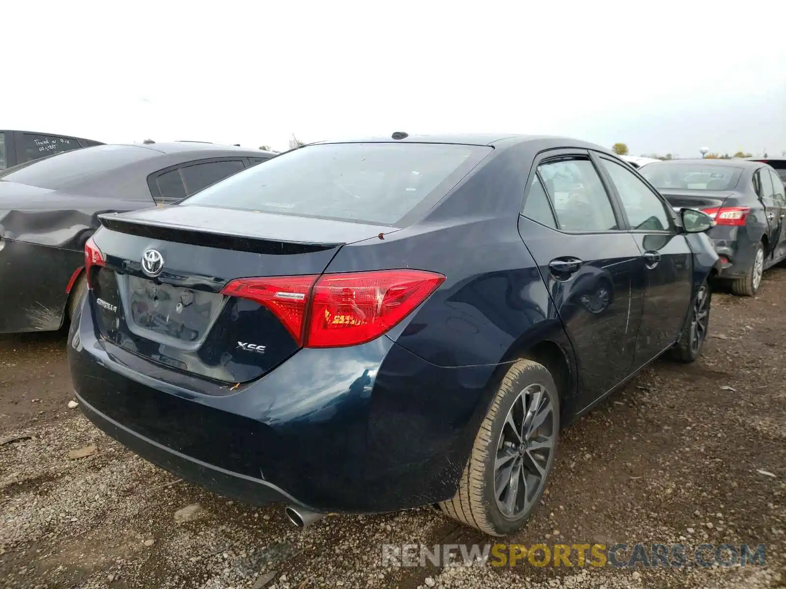 4 Photograph of a damaged car 2T1BURHE2KC157006 TOYOTA COROLLA 2019