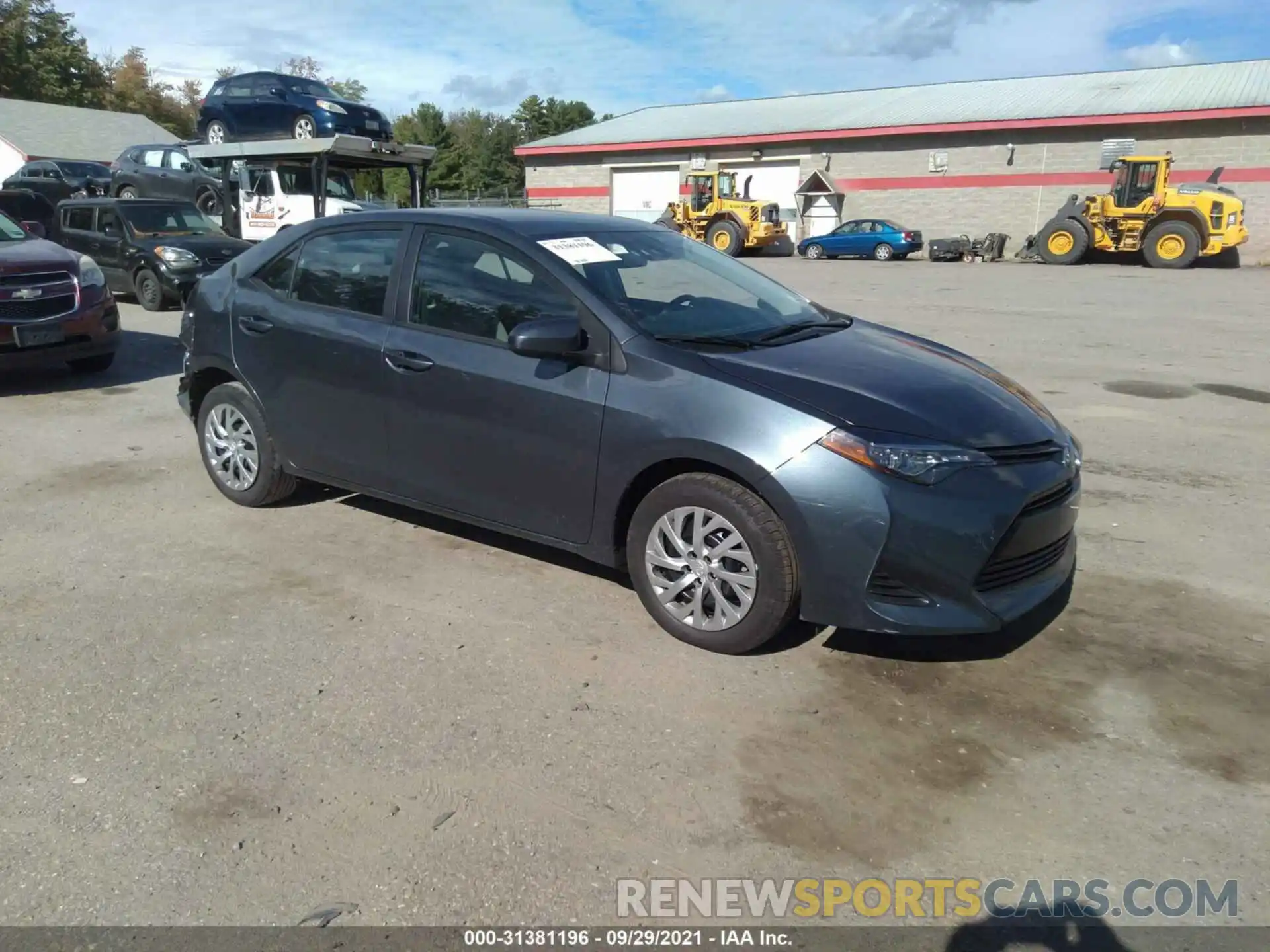 1 Photograph of a damaged car 2T1BURHE2KC158138 TOYOTA COROLLA 2019