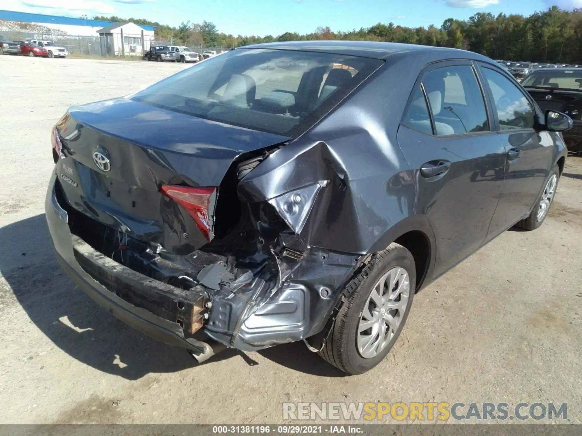 6 Photograph of a damaged car 2T1BURHE2KC158138 TOYOTA COROLLA 2019