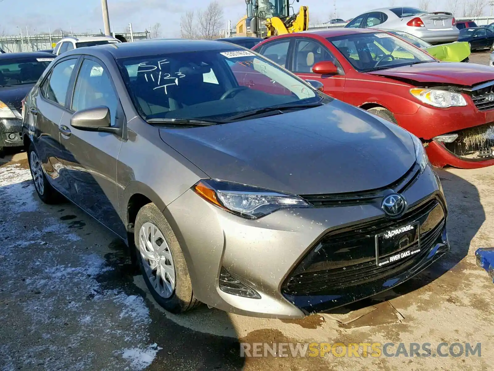 1 Photograph of a damaged car 2T1BURHE2KC158351 TOYOTA COROLLA 2019