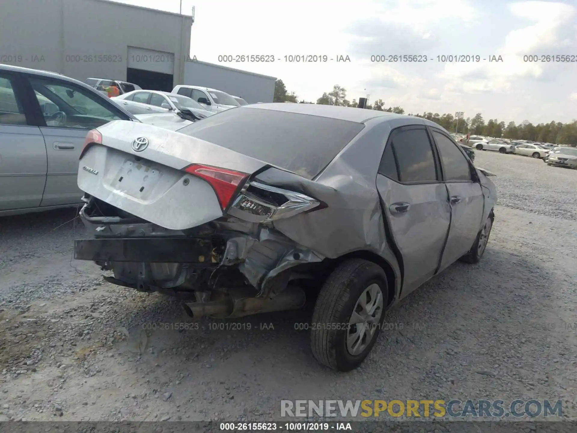 4 Photograph of a damaged car 2T1BURHE2KC158849 TOYOTA COROLLA 2019