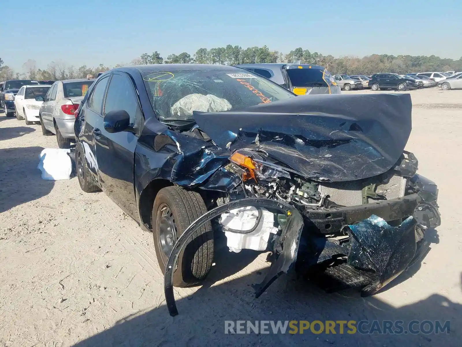 1 Photograph of a damaged car 2T1BURHE2KC159340 TOYOTA COROLLA 2019