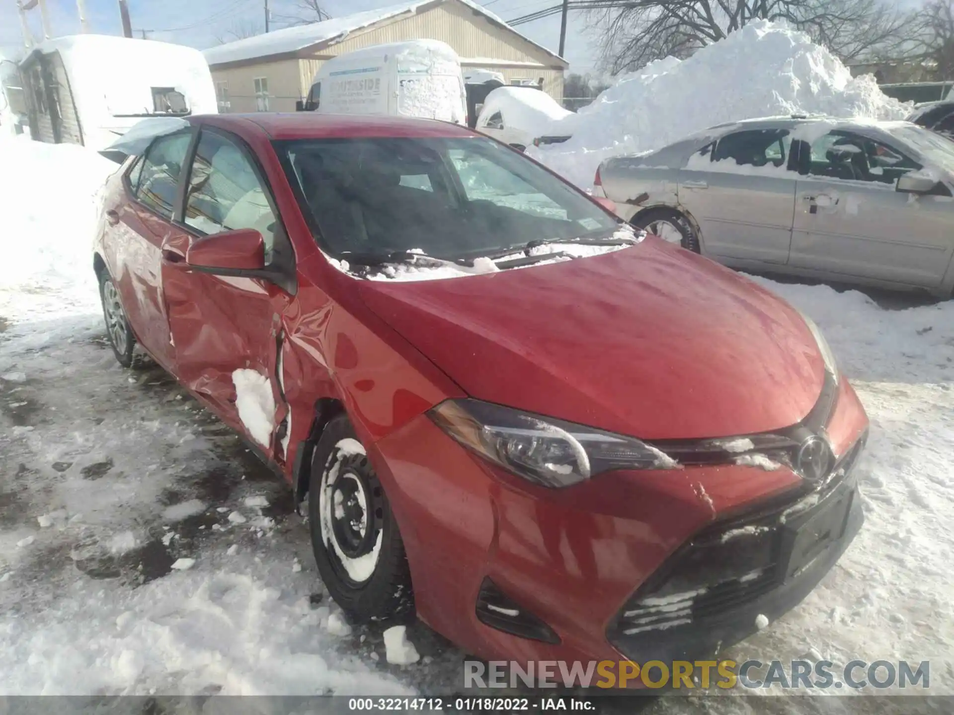 1 Photograph of a damaged car 2T1BURHE2KC159533 TOYOTA COROLLA 2019