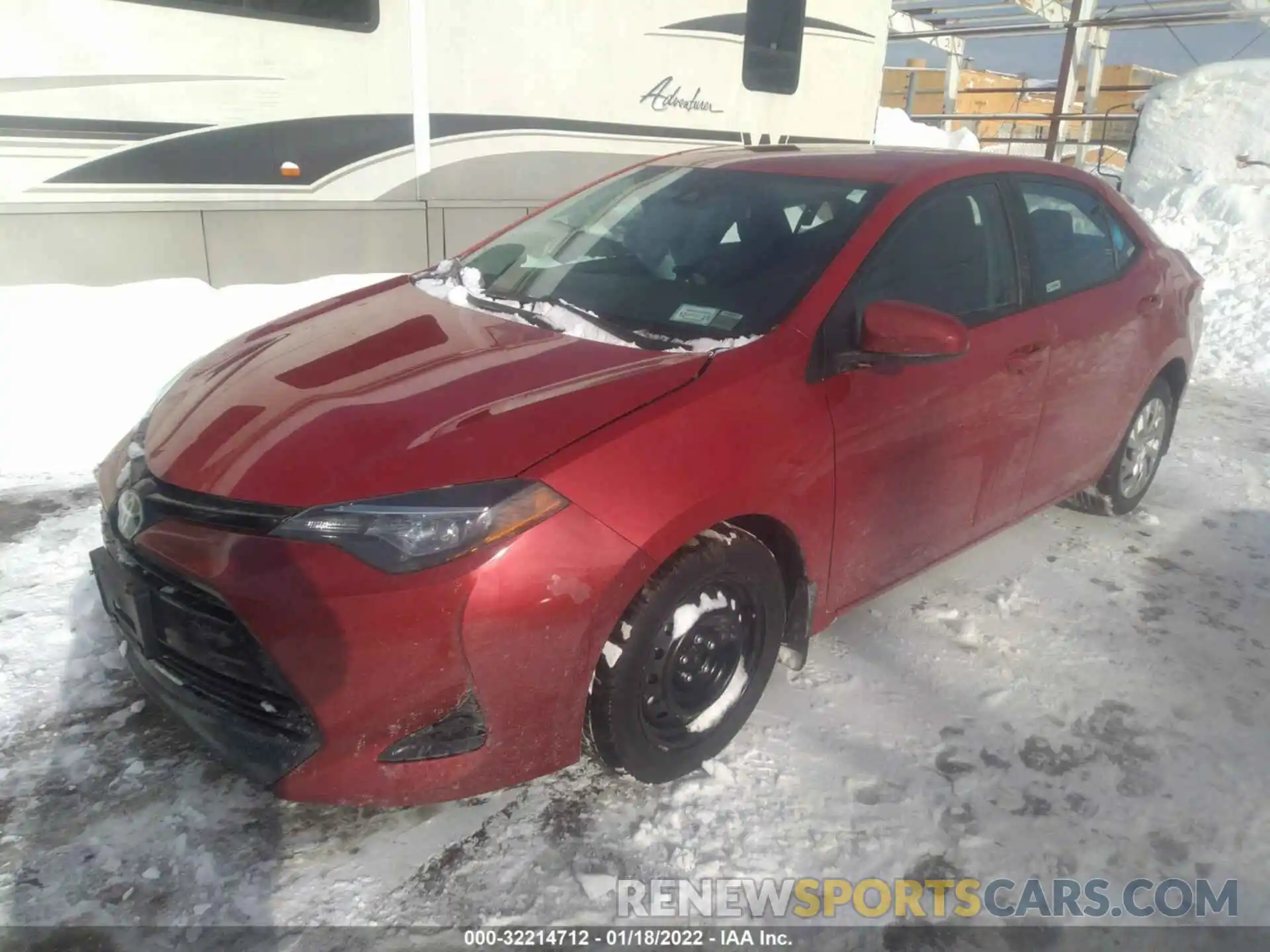 2 Photograph of a damaged car 2T1BURHE2KC159533 TOYOTA COROLLA 2019