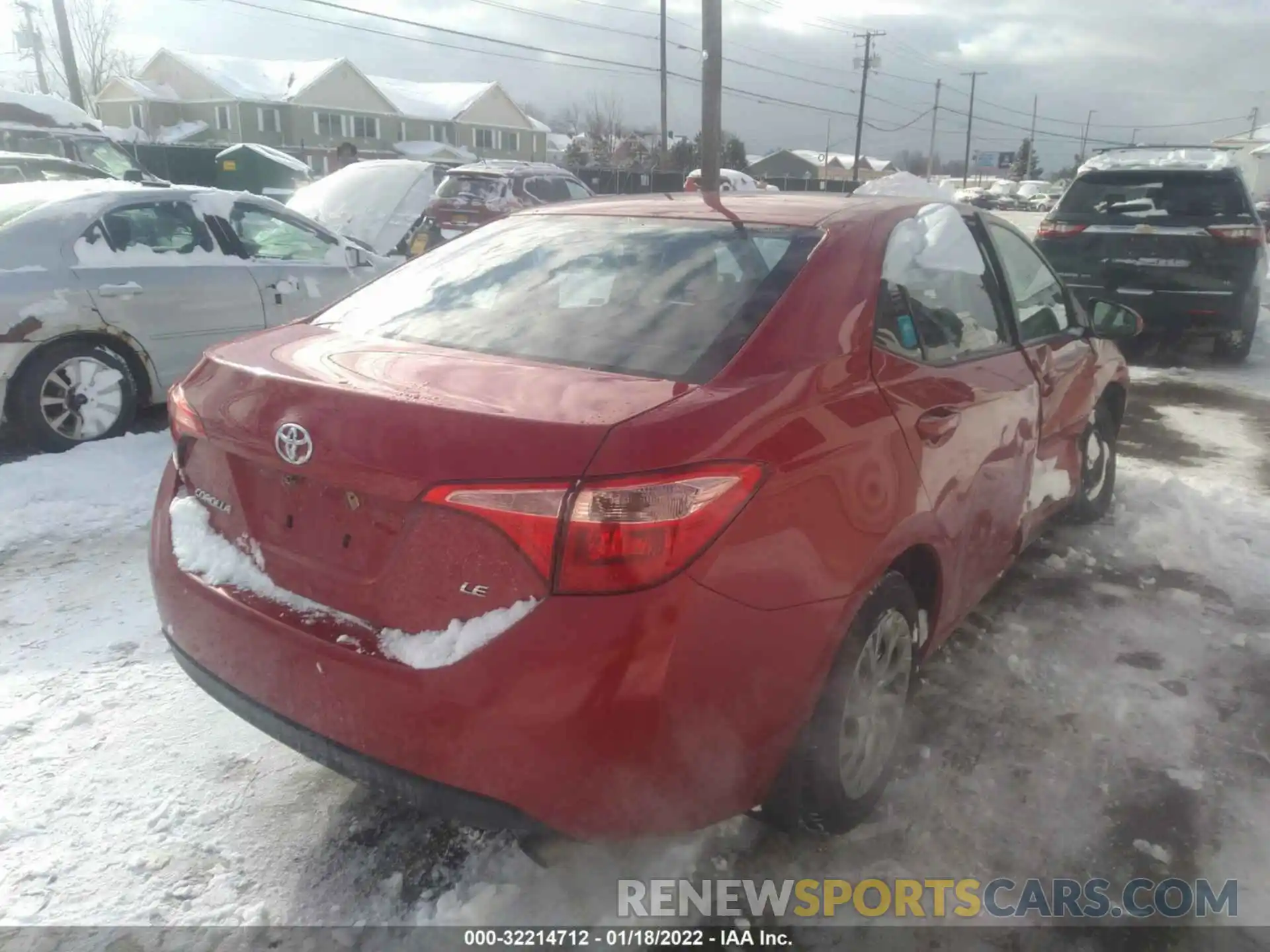 4 Photograph of a damaged car 2T1BURHE2KC159533 TOYOTA COROLLA 2019