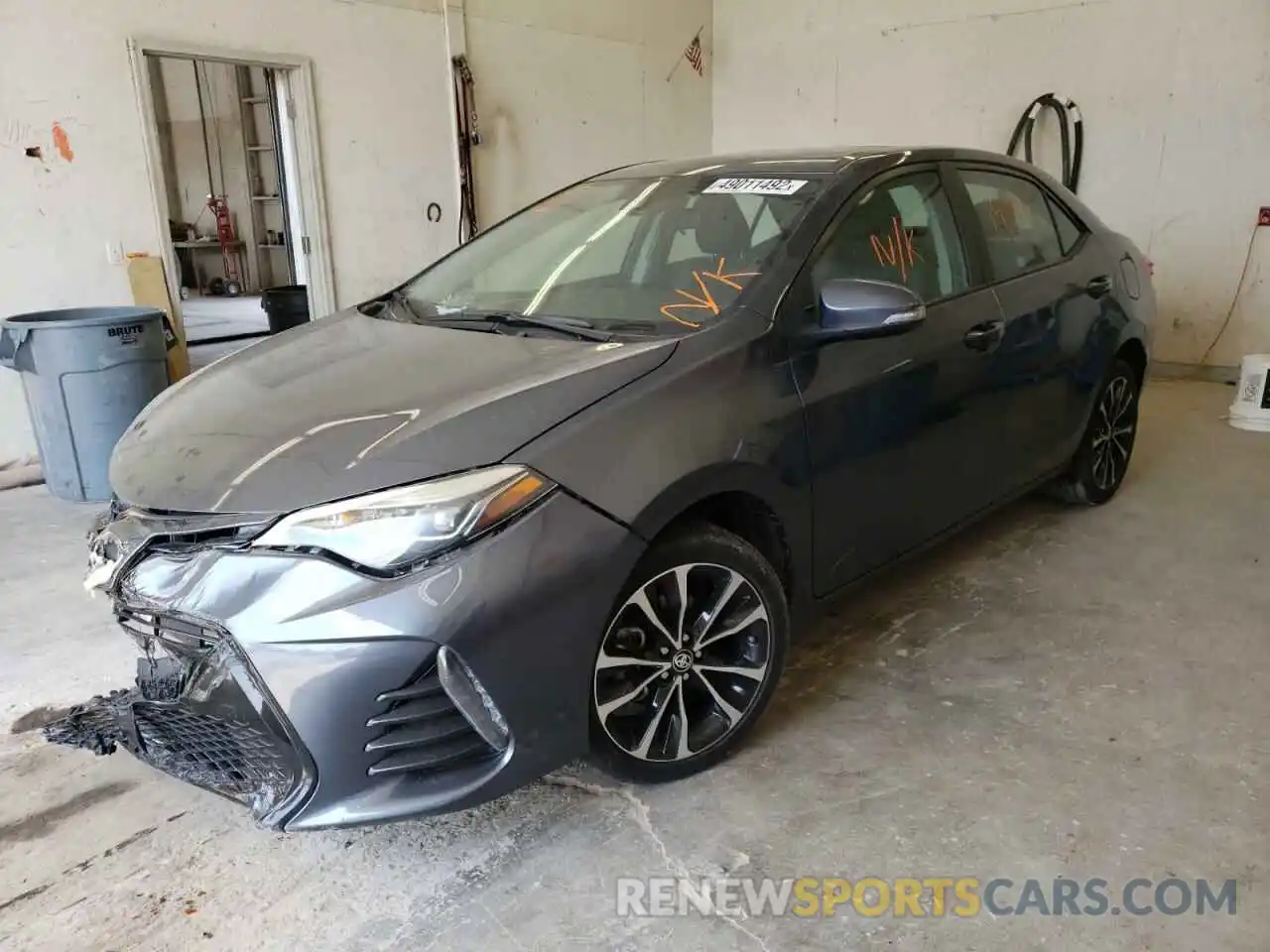 2 Photograph of a damaged car 2T1BURHE2KC159953 TOYOTA COROLLA 2019