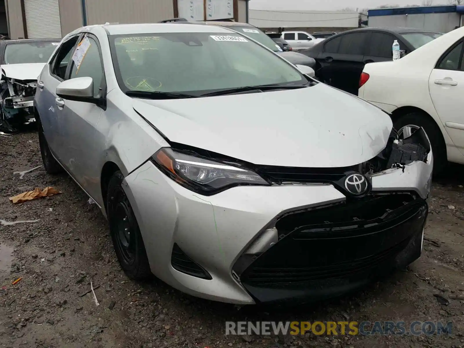 1 Photograph of a damaged car 2T1BURHE2KC160715 TOYOTA COROLLA 2019