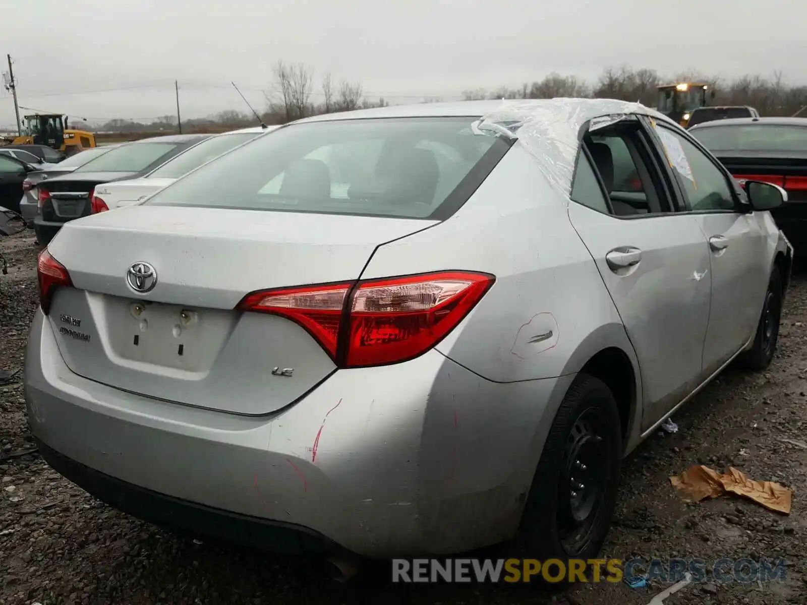 4 Photograph of a damaged car 2T1BURHE2KC160715 TOYOTA COROLLA 2019