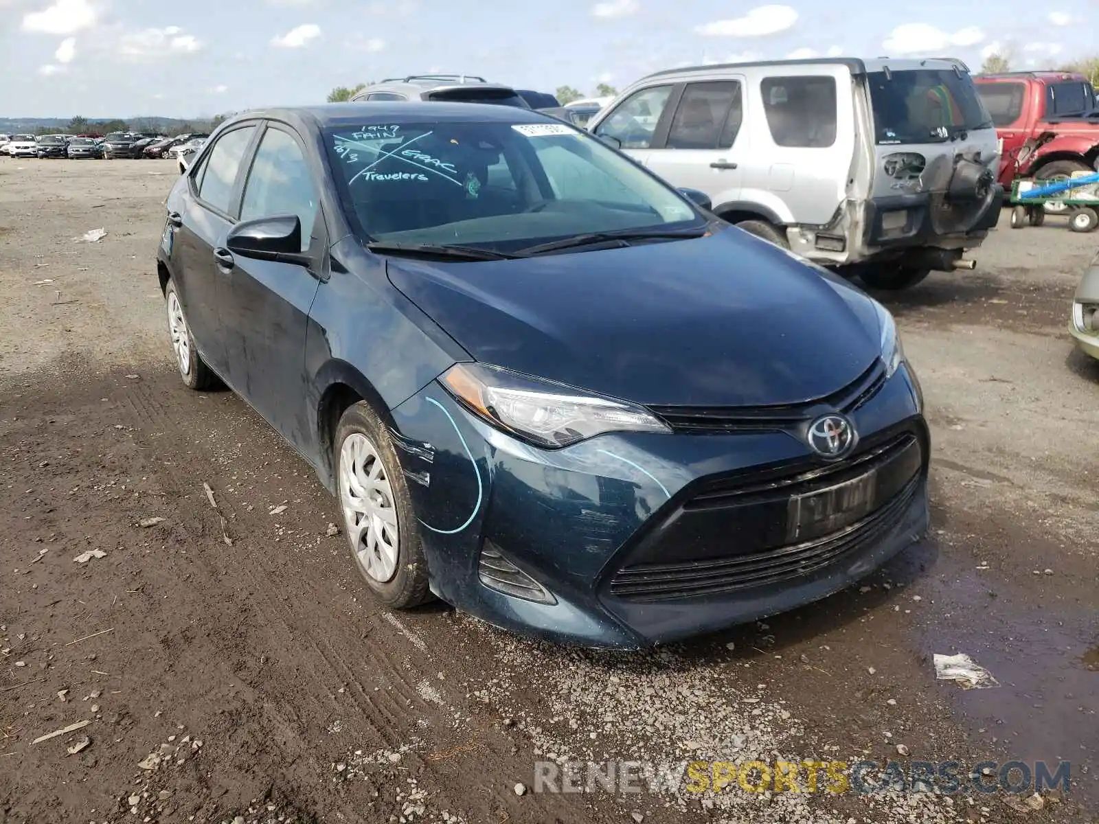 1 Photograph of a damaged car 2T1BURHE2KC162562 TOYOTA COROLLA 2019