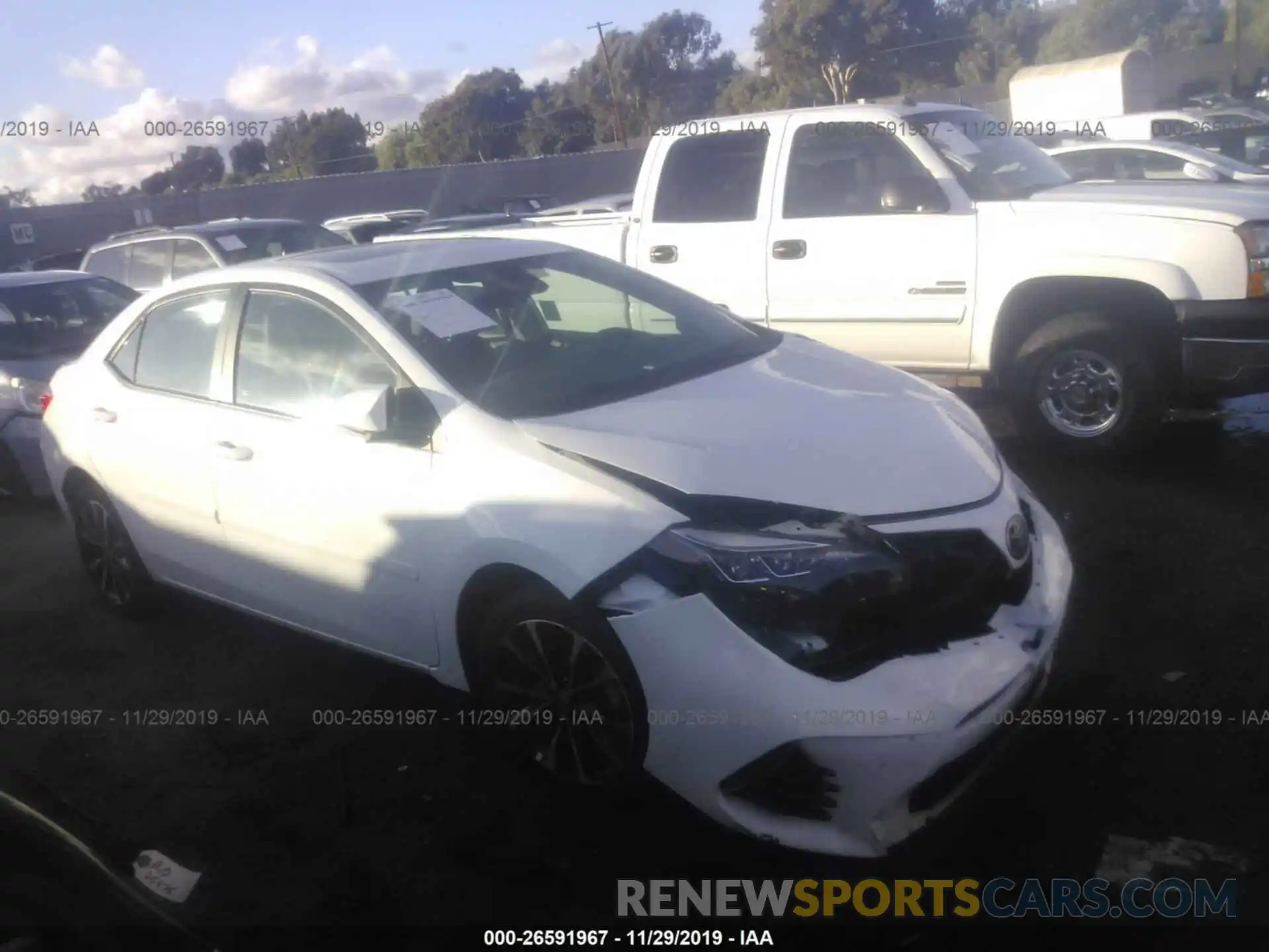 1 Photograph of a damaged car 2T1BURHE2KC163694 TOYOTA COROLLA 2019