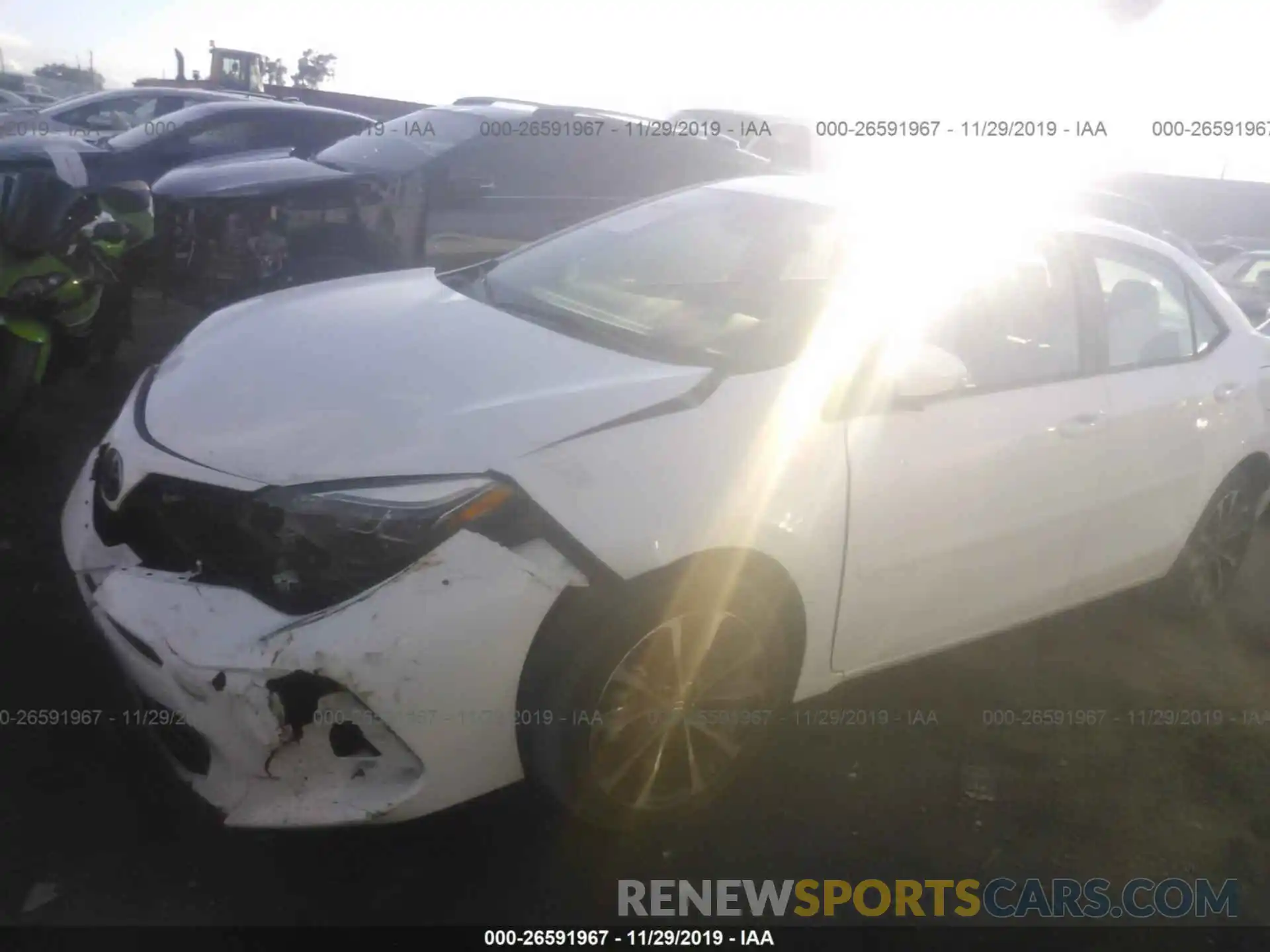 2 Photograph of a damaged car 2T1BURHE2KC163694 TOYOTA COROLLA 2019