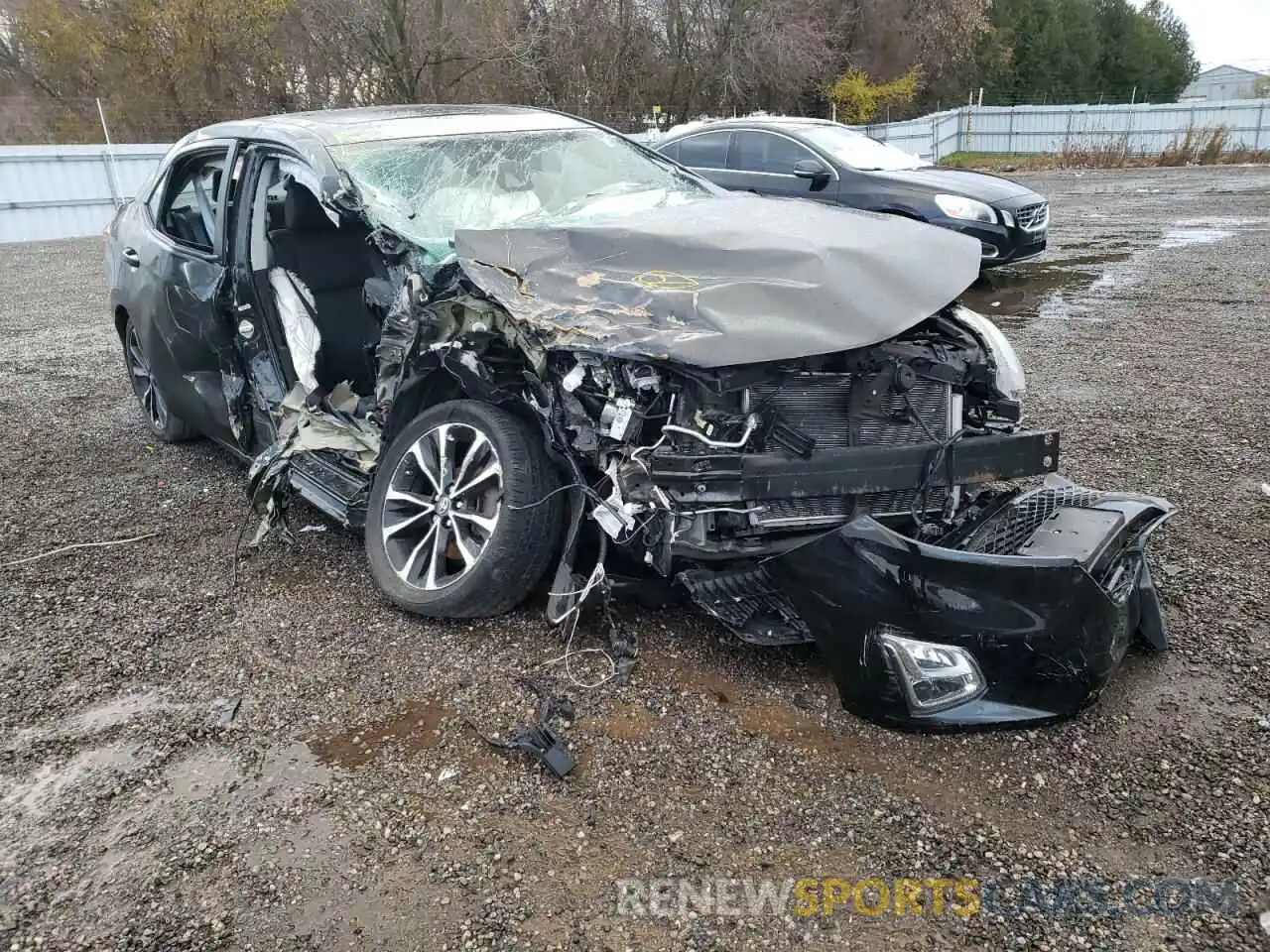 1 Photograph of a damaged car 2T1BURHE2KC163968 TOYOTA COROLLA 2019