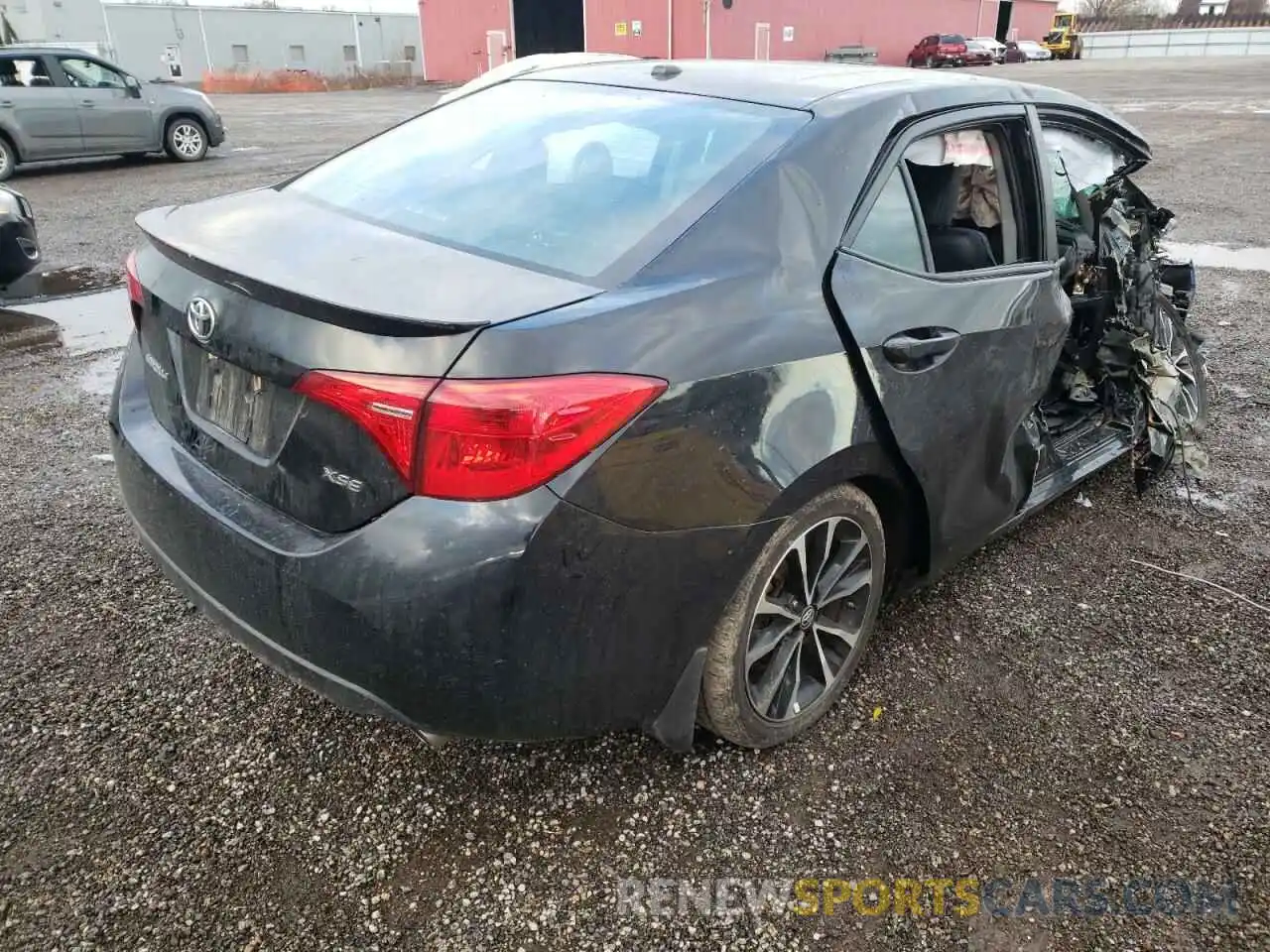 4 Photograph of a damaged car 2T1BURHE2KC163968 TOYOTA COROLLA 2019