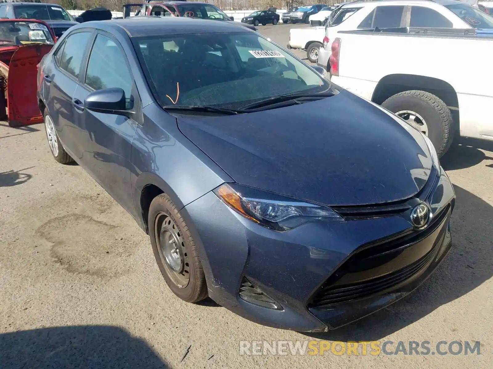 1 Photograph of a damaged car 2T1BURHE2KC164084 TOYOTA COROLLA 2019