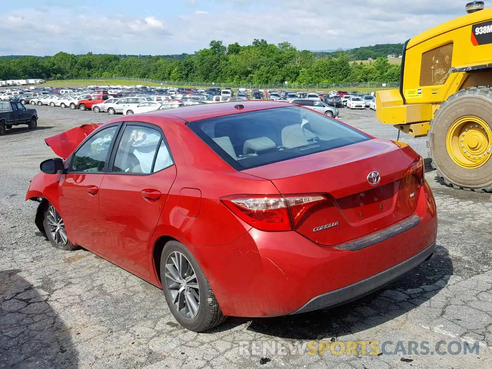 3 Photograph of a damaged car 2T1BURHE2KC164201 TOYOTA COROLLA 2019