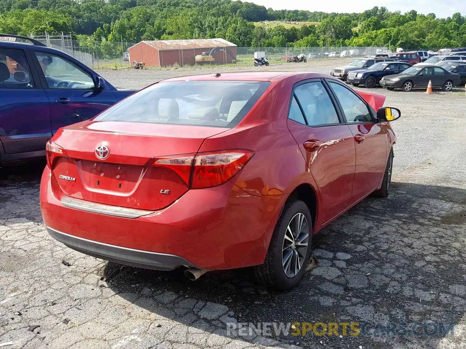 4 Photograph of a damaged car 2T1BURHE2KC164201 TOYOTA COROLLA 2019