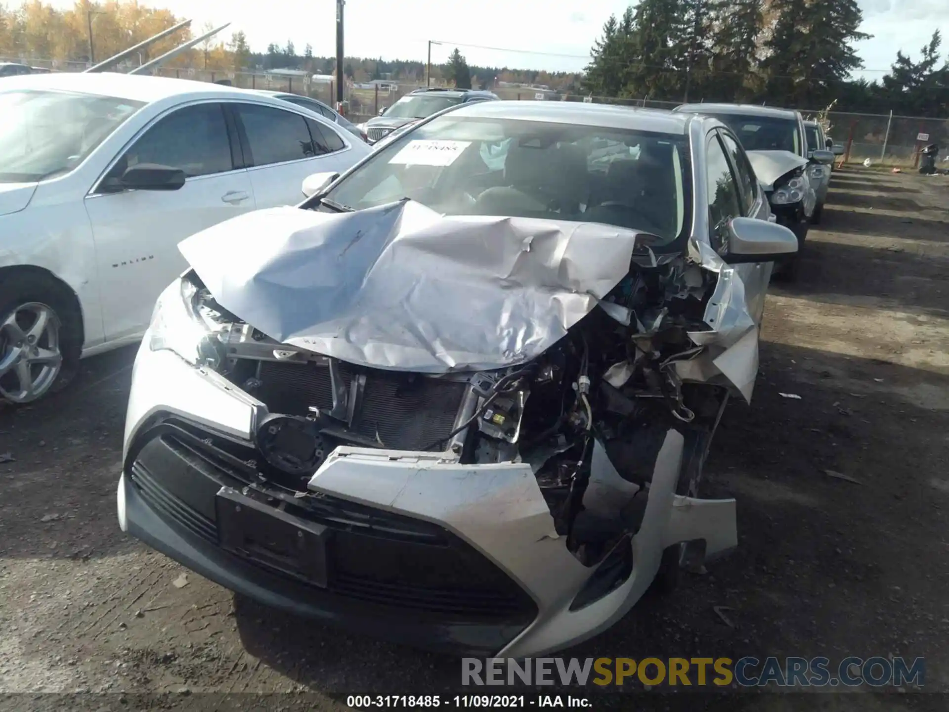 6 Photograph of a damaged car 2T1BURHE2KC164652 TOYOTA COROLLA 2019