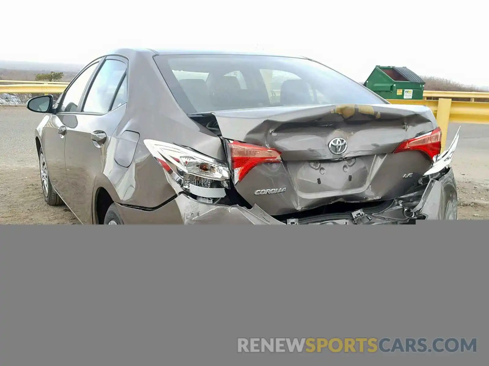 3 Photograph of a damaged car 2T1BURHE2KC164733 TOYOTA COROLLA 2019