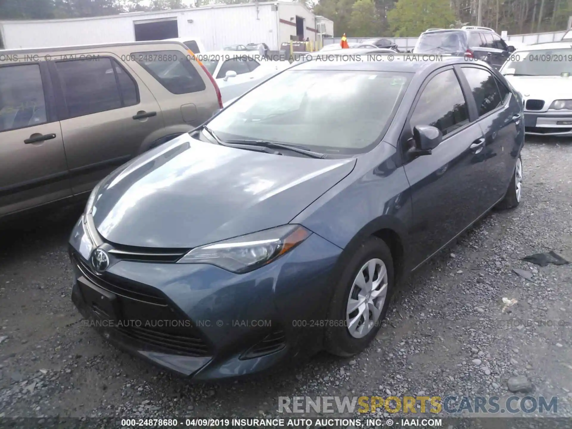 2 Photograph of a damaged car 2T1BURHE2KC165042 TOYOTA COROLLA 2019