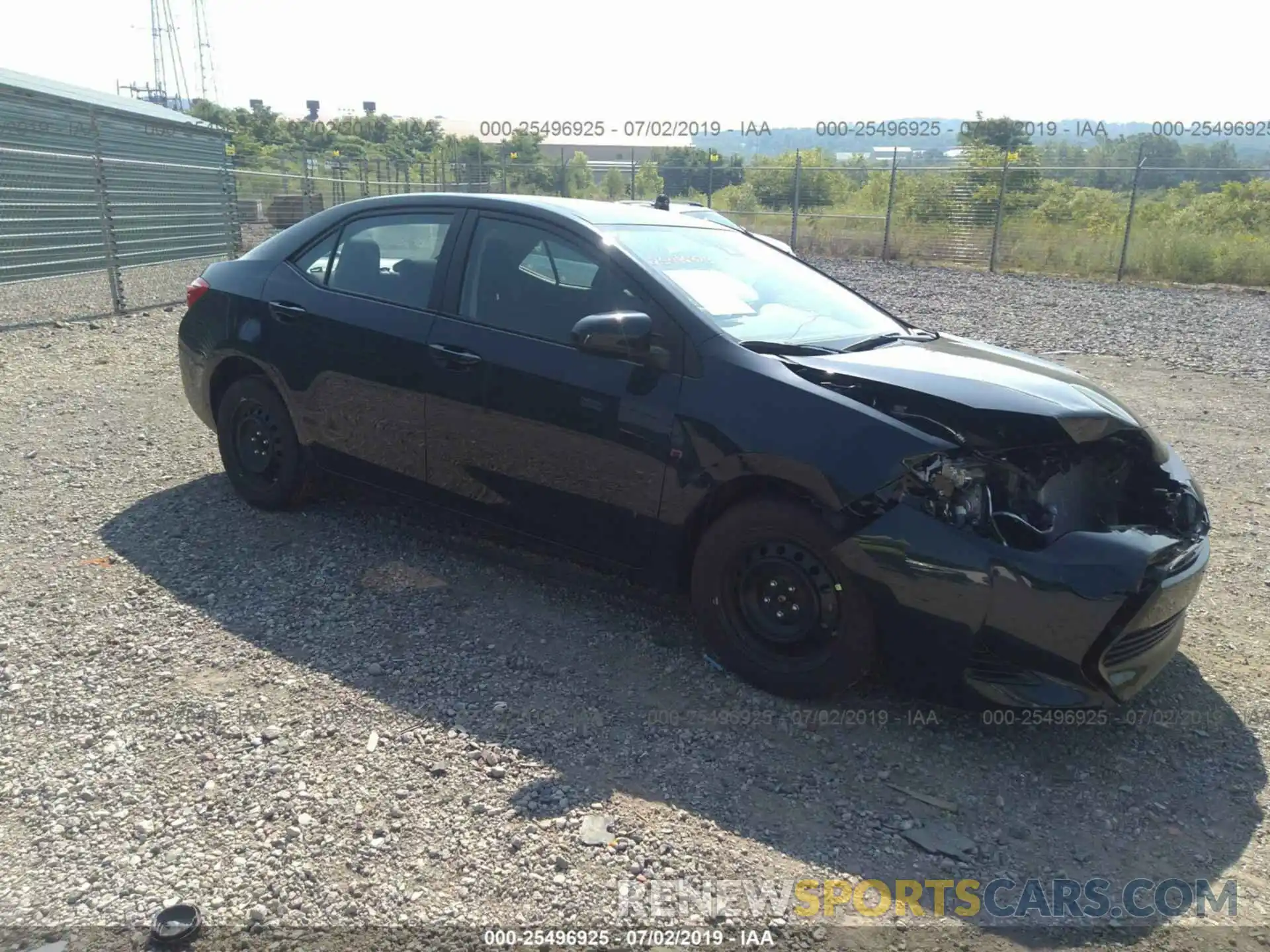 1 Photograph of a damaged car 2T1BURHE2KC165140 TOYOTA COROLLA 2019