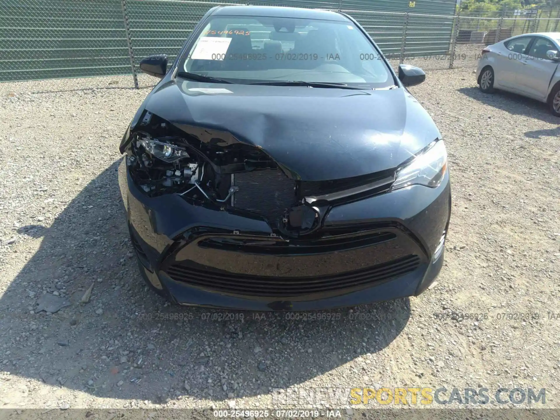 6 Photograph of a damaged car 2T1BURHE2KC165140 TOYOTA COROLLA 2019