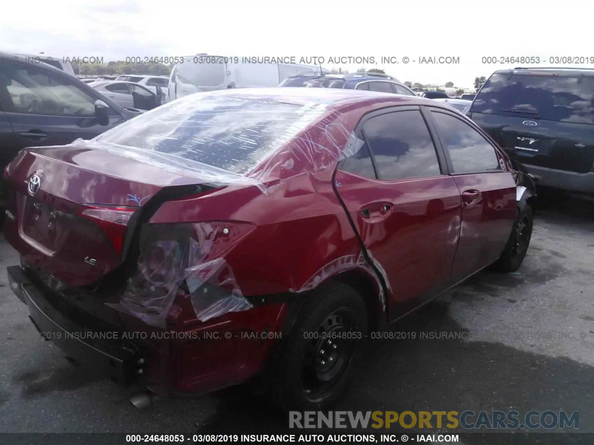 4 Photograph of a damaged car 2T1BURHE2KC165302 TOYOTA COROLLA 2019