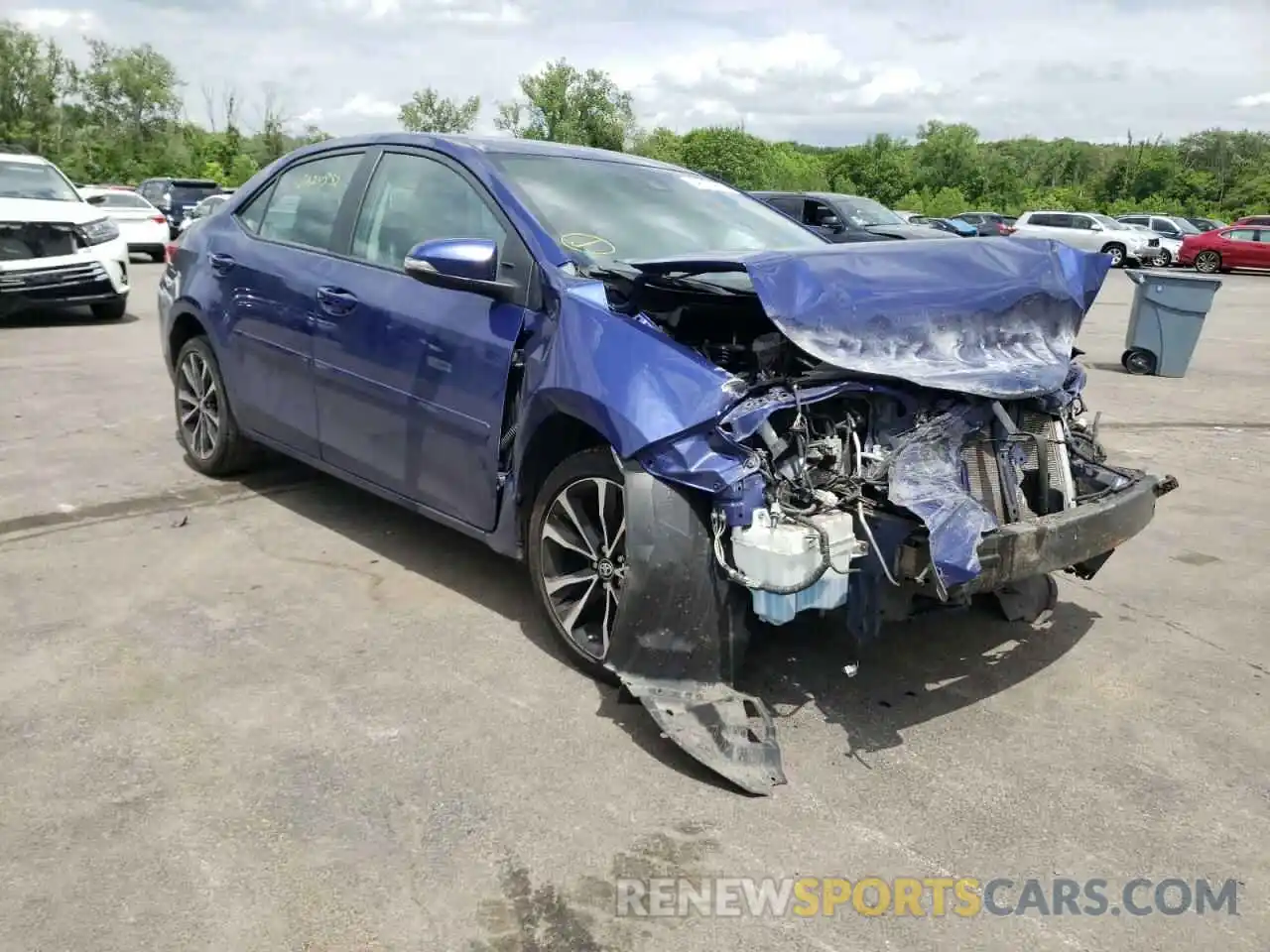 1 Photograph of a damaged car 2T1BURHE2KC165753 TOYOTA COROLLA 2019