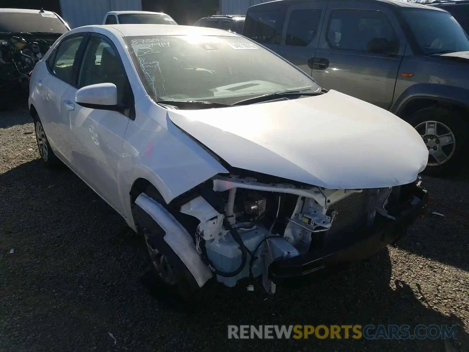 1 Photograph of a damaged car 2T1BURHE2KC167390 TOYOTA COROLLA 2019